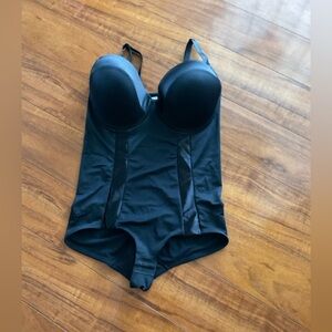 Black Bodysuit with Padded Cups
